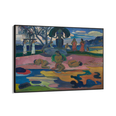 Quadro Stampa su Tela Giorno di Dio, Paul Gauguin - CupidoDesign