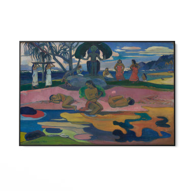 Quadro Stampa su Tela Giorno di Dio, Paul Gauguin - CupidoDesign