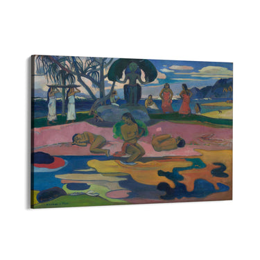 Quadro Stampa su Tela Giorno di Dio, Paul Gauguin - CupidoDesign