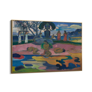 Quadro Stampa su Tela Giorno di Dio, Paul Gauguin - CupidoDesign