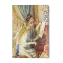 Quadro Stampa su Tela Giovani Ragazze al Piano, Pier Auguste Renoir - CupidoDesign