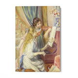 Quadro Stampa su Tela Giovani Ragazze al Piano, Pier Auguste Renoir - CupidoDesign