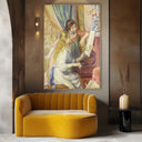 Quadro Stampa su Tela Giovani Ragazze al Piano, Pier Auguste Renoir - CupidoDesign