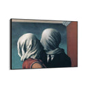 Quadro Stampa su Tela Gli Amanti, René Magritte - CupidoDesign