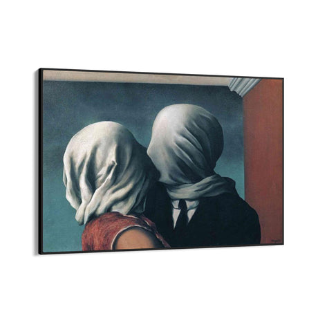 Quadro Stampa su Tela Gli Amanti, René Magritte - CupidoDesign