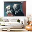 Quadro Stampa su Tela Gli Amanti, René Magritte - CupidoDesign