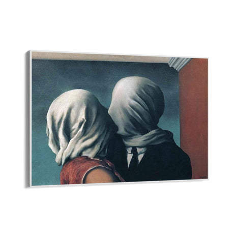 Quadro Stampa su Tela Gli Amanti, René Magritte - CupidoDesign
