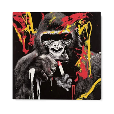Quadro Stampa su Tela Gorilla Graffiti - CupidoDesign