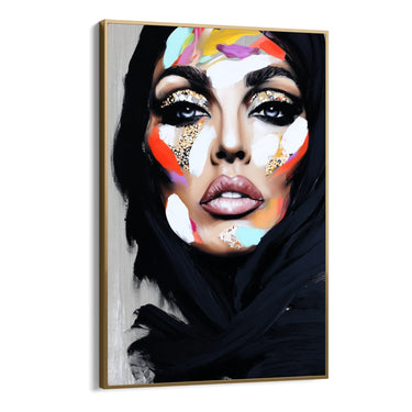 Quadro Stampa su Tela Grafite Donna - CupidoDesign