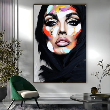 Quadro Stampa su Tela Grafite Donna - CupidoDesign