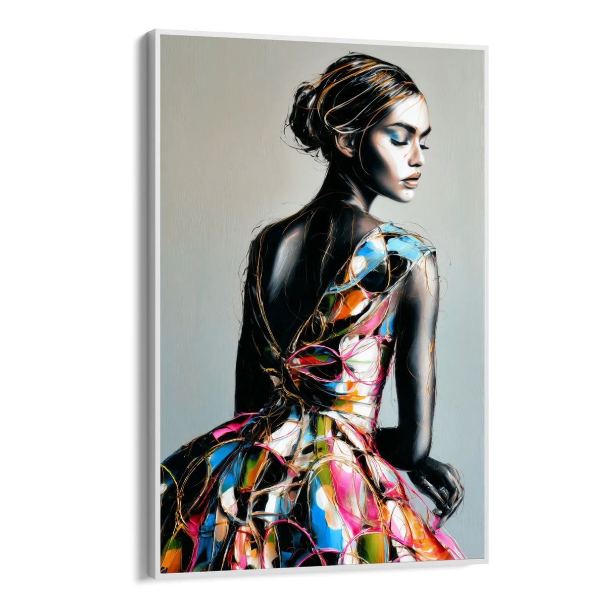 Quadro Stampa su Tela Grafite Viva - CupidoDesign