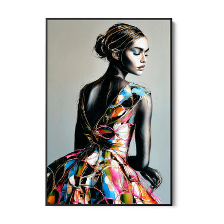 Quadro Stampa su Tela Grafite Viva - CupidoDesign
