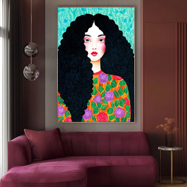 Quadro Stampa su Tela Grazia Ornamentale - CupidoDesign