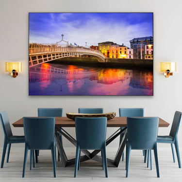 Quadro Stampa su Tela Ha'penny Bridge, Dublino - CupidoDesign