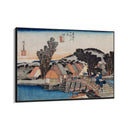 Quadro Stampa su Tela Hodogaya, Le cinquantatré stazioni del Tōkaidō, Utagawa Hiroshige - CupidoDesign