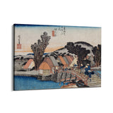 Quadro Stampa su Tela Hodogaya, Le cinquantatré stazioni del Tōkaidō, Utagawa Hiroshige - CupidoDesign