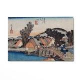 Quadro Stampa su Tela Hodogaya, Le cinquantatré stazioni del Tōkaidō, Utagawa Hiroshige - CupidoDesign