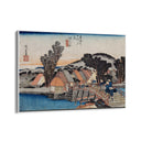 Quadro Stampa su Tela Hodogaya, Le cinquantatré stazioni del Tōkaidō, Utagawa Hiroshige - CupidoDesign