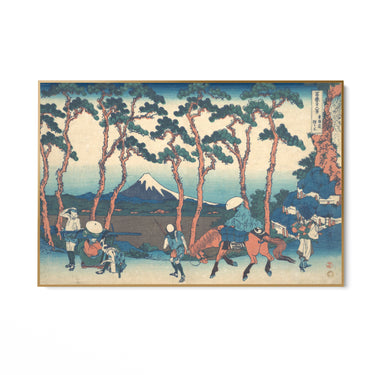 Quadro Stampa su Tela Hodogaya sul Tōkaidō, Katsushika Hokusai - CupidoDesign