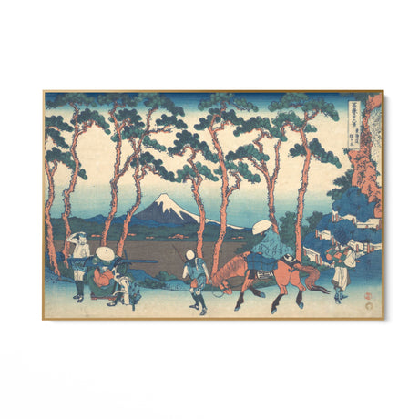 Quadro Stampa su Tela Hodogaya sul Tōkaidō, Katsushika Hokusai - CupidoDesign