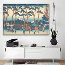 Quadro Stampa su Tela Hodogaya sul Tōkaidō, Katsushika Hokusai - CupidoDesign