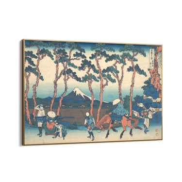 Quadro Stampa su Tela Hodogaya sul Tōkaidō, Katsushika Hokusai - CupidoDesign