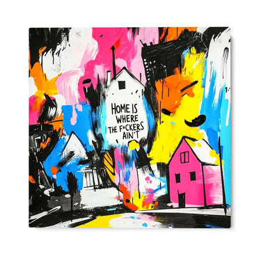 Quadro Stampa su Tela Home is Where - CupidoDesign