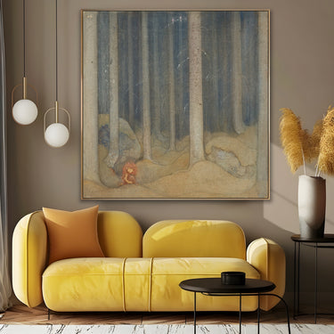 Quadro Stampa su Tela Humph nella foresta magica, John Bauer - CupidoDesign