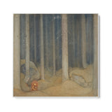 Quadro Stampa su Tela Humph nella foresta magica, John Bauer - CupidoDesign