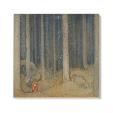 Quadro Stampa su Tela Humph nella foresta magica, John Bauer - CupidoDesign