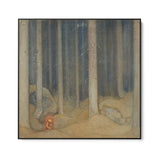 Quadro Stampa su Tela Humph nella foresta magica, John Bauer - CupidoDesign