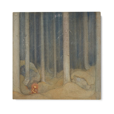 Quadro Stampa su Tela Humph nella foresta magica, John Bauer - CupidoDesign