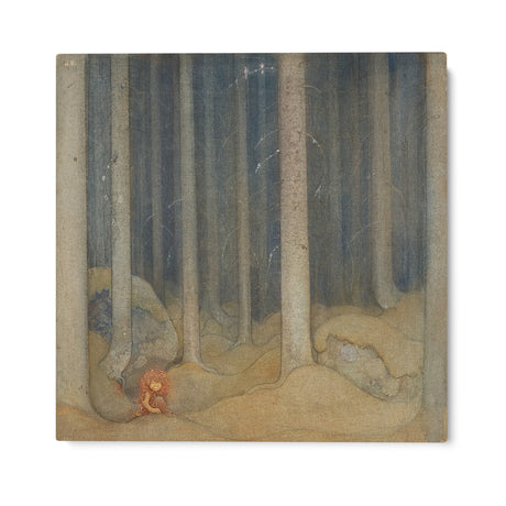 Quadro Stampa su Tela Humph nella foresta magica, John Bauer - CupidoDesign