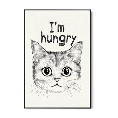 Quadro Stampa su Tela I'm hungry - CupidoDesign