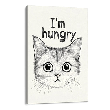 Quadro Stampa su Tela I'm hungry - CupidoDesign