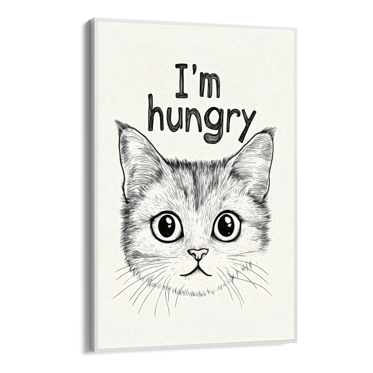 Quadro Stampa su Tela I'm hungry - CupidoDesign