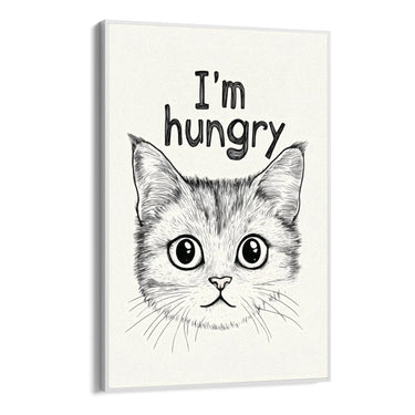 Quadro Stampa su Tela I'm hungry - CupidoDesign
