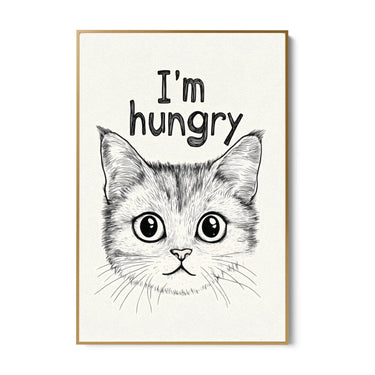 Quadro Stampa su Tela I'm hungry - CupidoDesign