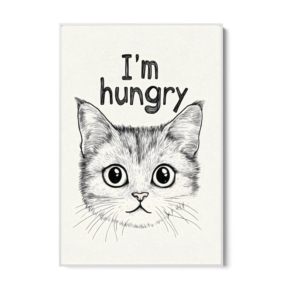 Quadro Stampa su Tela I'm hungry - CupidoDesign