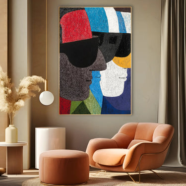 Quadro Stampa su Tela Identità Fluida - CupidoDesign