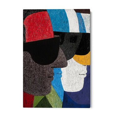 Quadro Stampa su Tela Identità Fluida - CupidoDesign