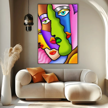 Quadro Stampa su Tela Identità Frammentate - CupidoDesign