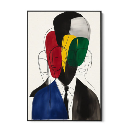 Quadro Stampa su Tela Identità Fusa - CupidoDesign