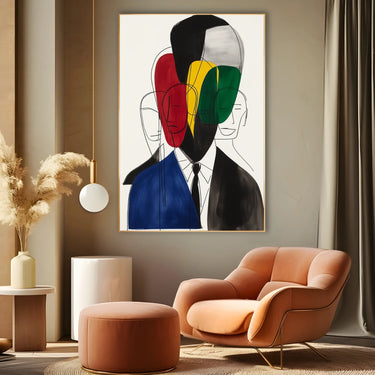 Quadro Stampa su Tela Identità Fusa - CupidoDesign