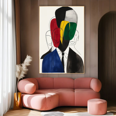 Quadro Stampa su Tela Identità Fusa - CupidoDesign