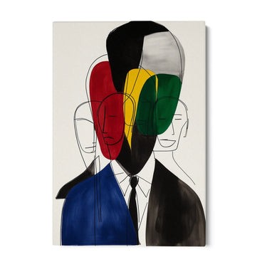 Quadro Stampa su Tela Identità Fusa - CupidoDesign