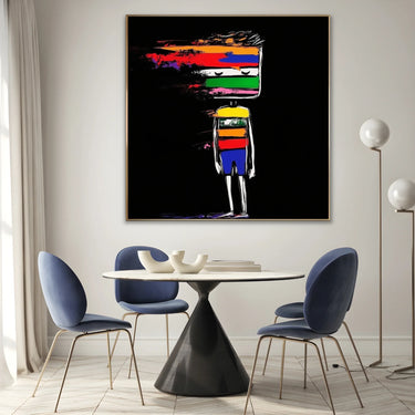 Quadro Stampa su Tela Identità Frantumata - CupidoDesign
