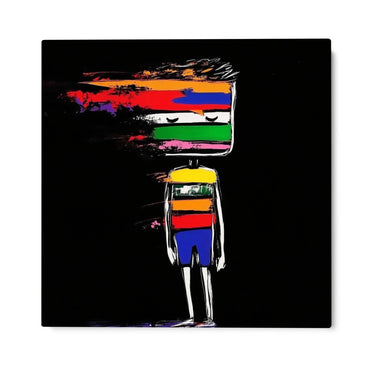 Quadro Stampa su Tela Identità Frantumata - CupidoDesign