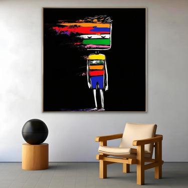 Quadro Stampa su Tela Identità Frantumata - CupidoDesign