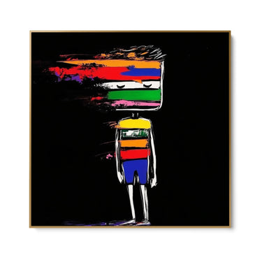 Quadro Stampa su Tela Identità Frantumata - CupidoDesign
